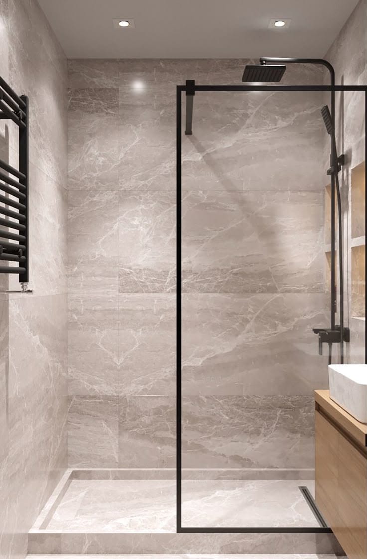 Architectural Glass Shower Cubicle Installation
