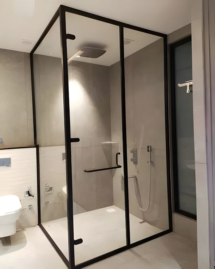 Corner Clear Glass Shower Booth