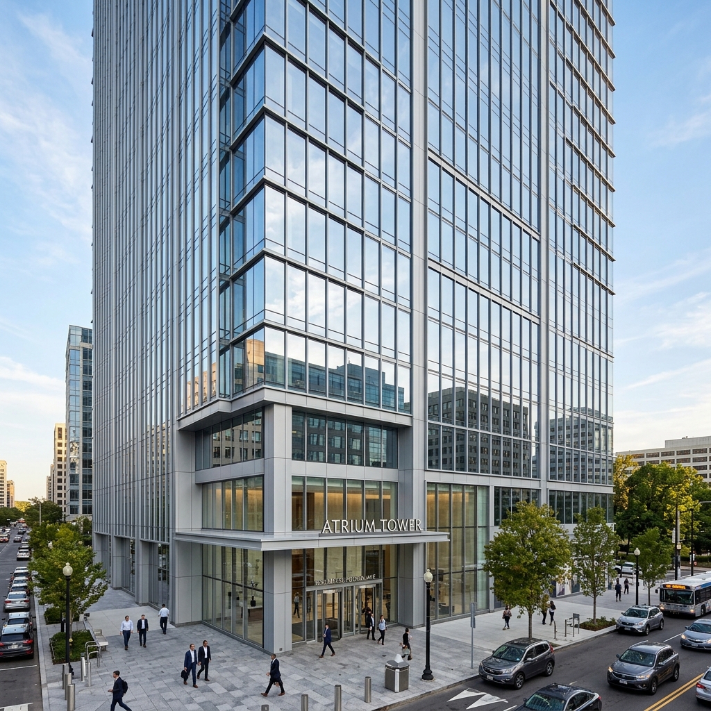 Commercial Office Building Glass Facade