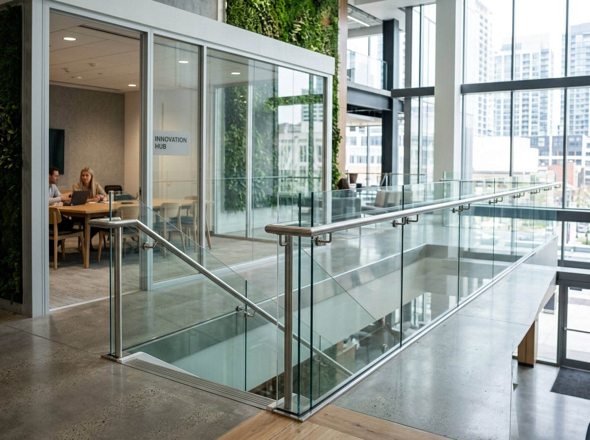 Toughened Architectural Glass Partition